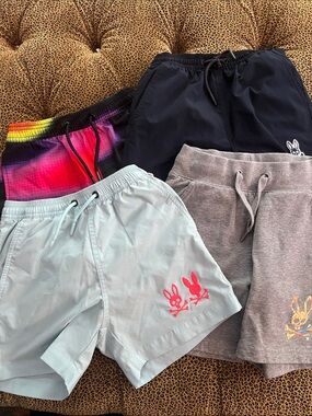 Psycho Bunny Kids Bundle Swim Trunks/ shorts size 5-6xs